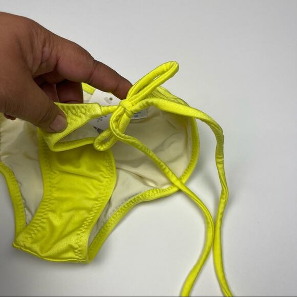 Eberjey Beach Glow Kate Bikini Bottom Yellow Small - Picture 3 of 9